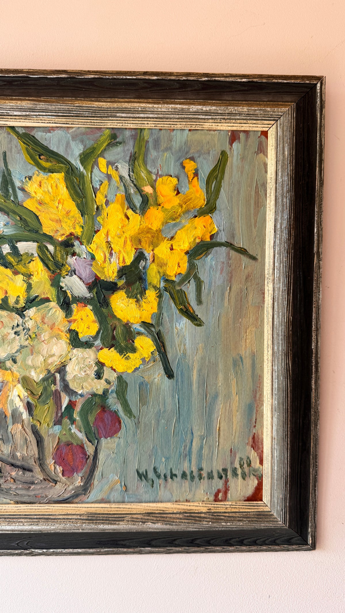 Sunlit Still Life, vintage Swedish oil painting, photo 3 of 5