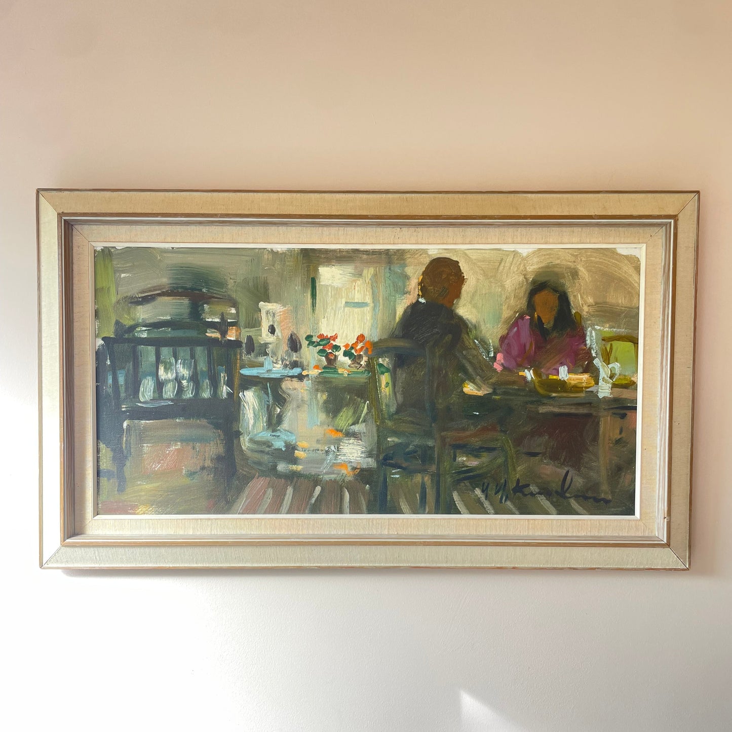 TWO AT THE TABLE