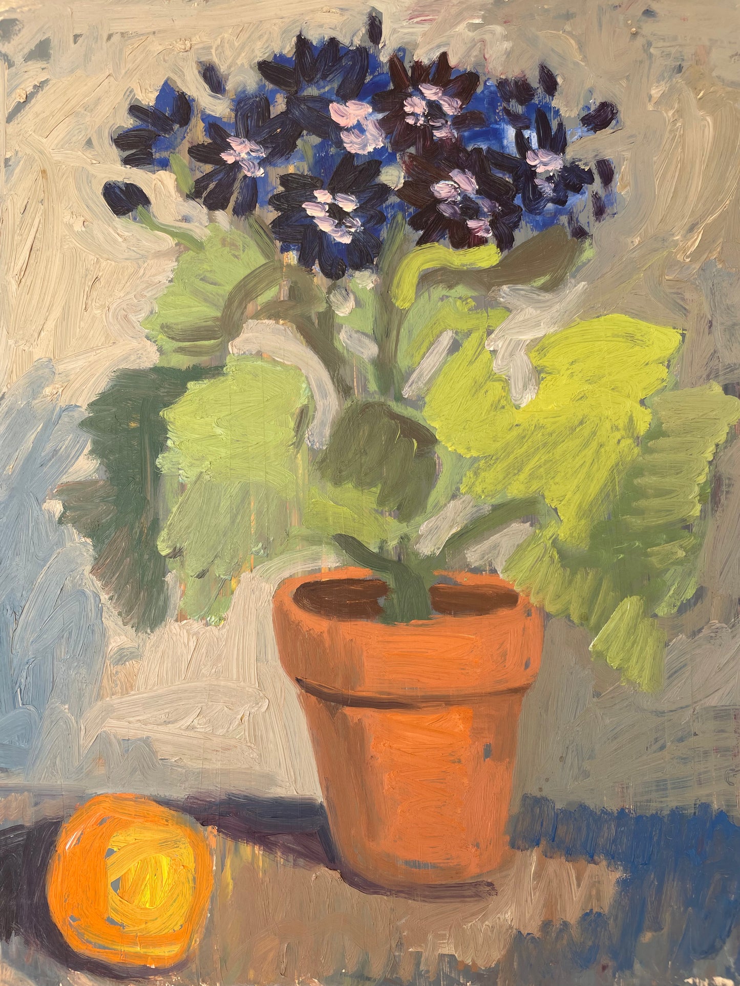 Citrus & Clay, vintage oil painting, photo 6 of 7