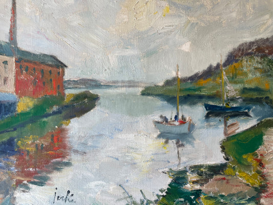 BAY WITH BOATS