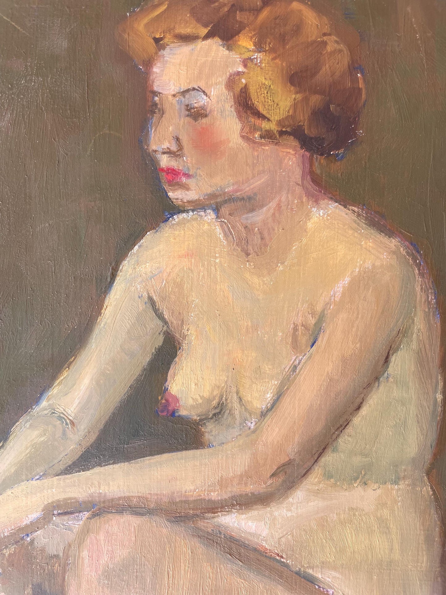 RESERVED: SEATED NUDE