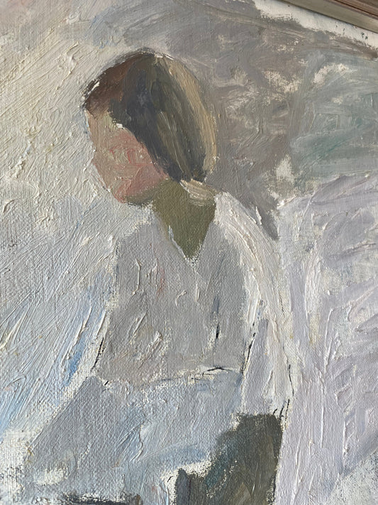 Living with vintage portraits and figure paintings