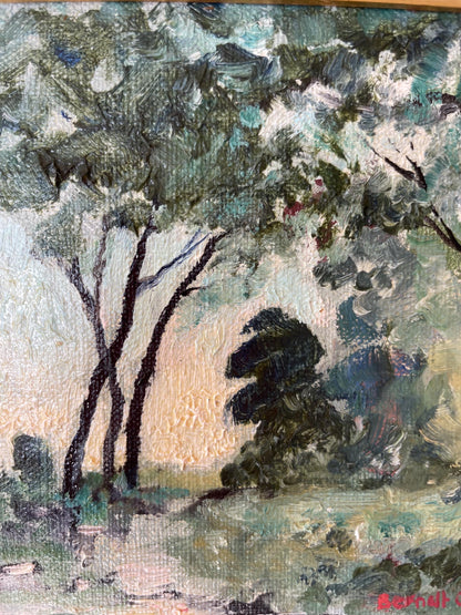 TREES AT DUSK