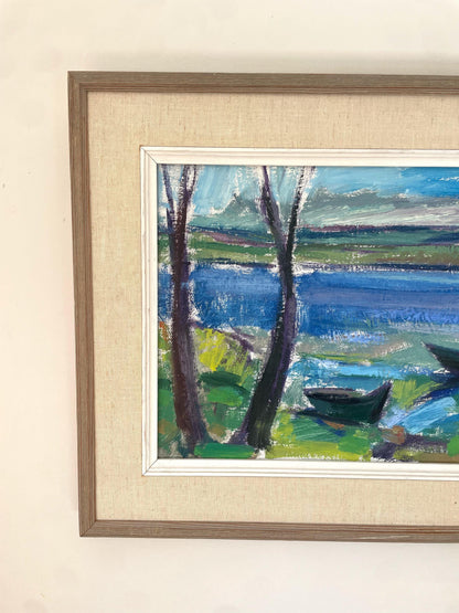 BOATS BY THE LAKE