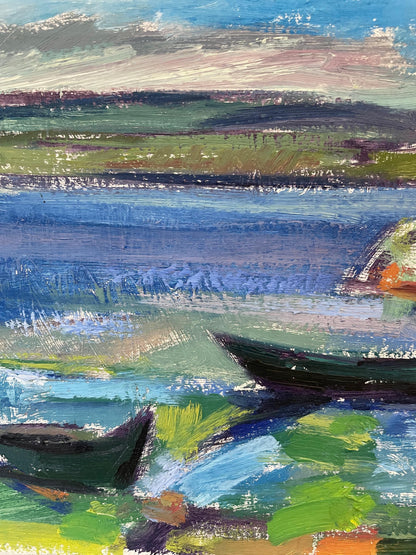 BOATS BY THE LAKE
