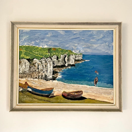Clifftop, vintage oil painting, photo 4 of 5