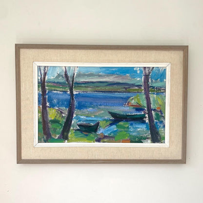 BOATS BY THE LAKE