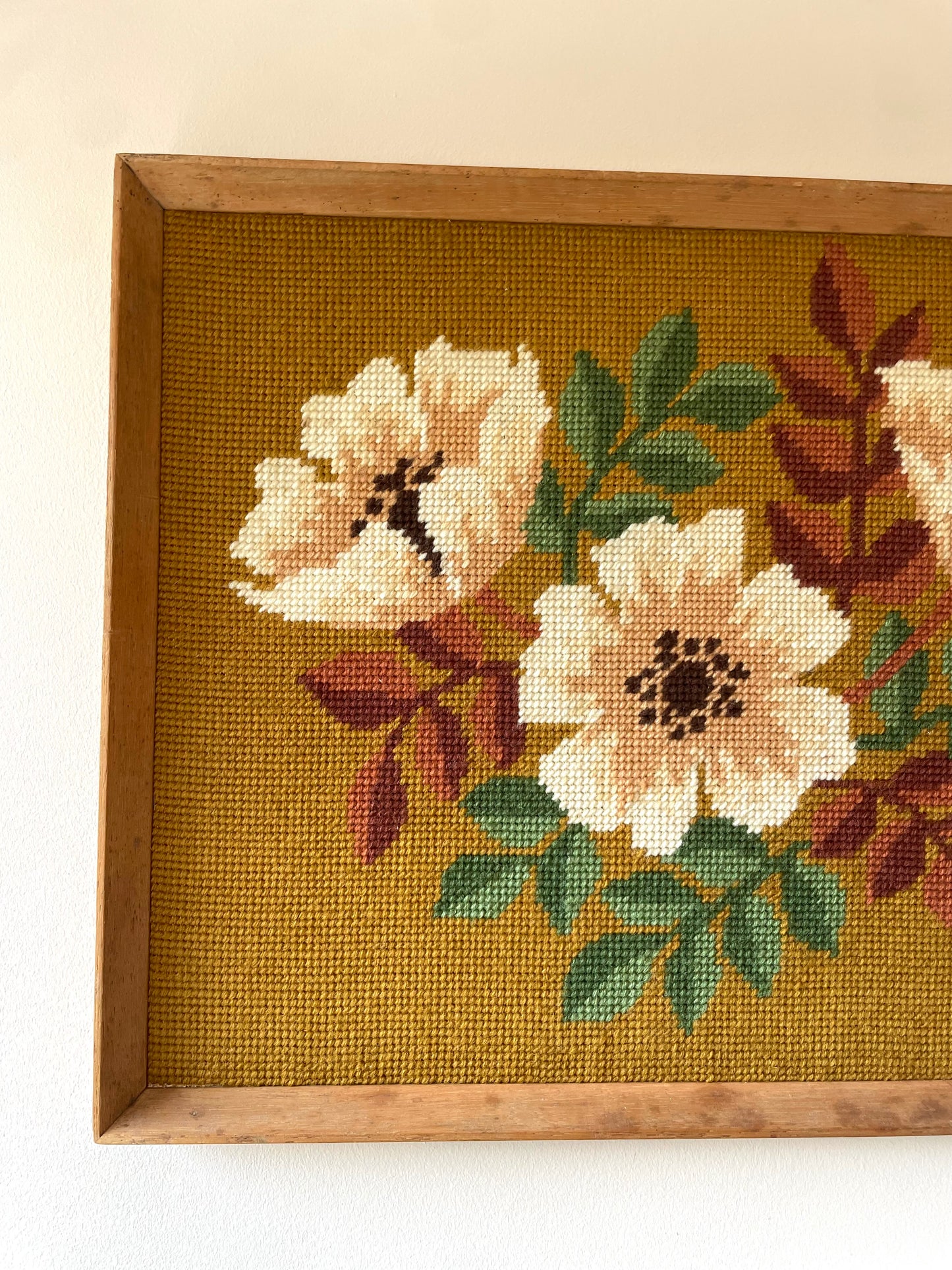 FLORAL NEEDLEPOINT