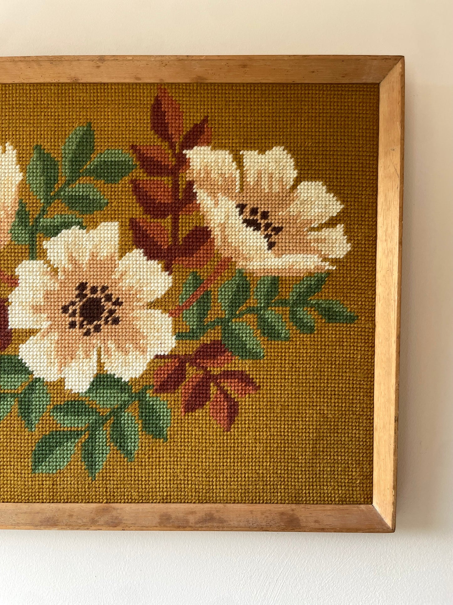 FLORAL NEEDLEPOINT
