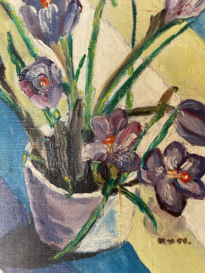 PURPLE CROCUSES