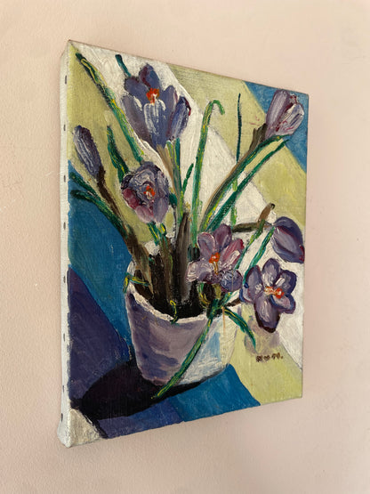 PURPLE CROCUSES
