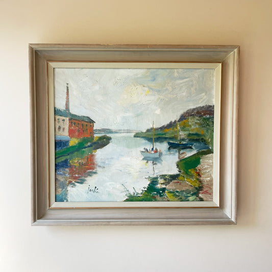 BAY WITH BOATS