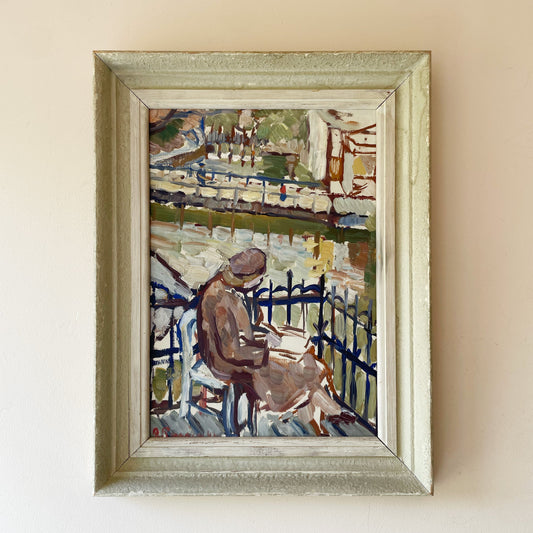 LADY ON BALCONY