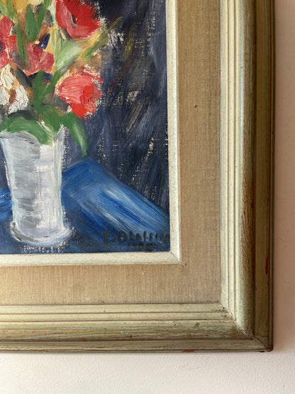 BLOOMS ON BLUE
