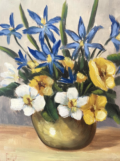 BLUE & YELLOW FLOWERS